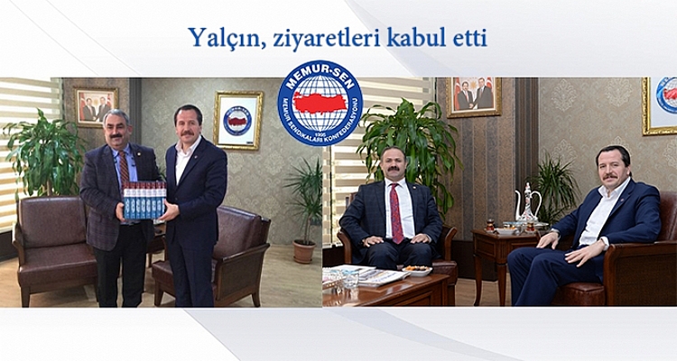 Etyemez ve Deligöz`den Memur-Sen`e Ziyaret