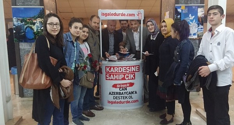 Genç Memur-Sen`den Azerbaycan`a Destek