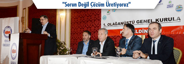 Gündoğdu, Bayındır Memur-Sen Genel Kurulu`nda Konuştu