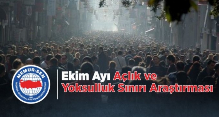 Memur-Sen Açlık ve Yoksulluk Sınırını Açıkladı