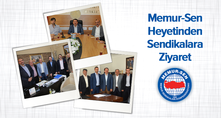 Memur-Sen Heyetinden, Büro Memur-Sen, Bayındır Memur-Sen ve Ulaştırma Memur-Sen`e Ziyaret