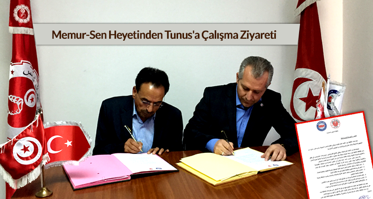 Memur-Sen Heyetinden Tunus`a Çalışma Ziyareti