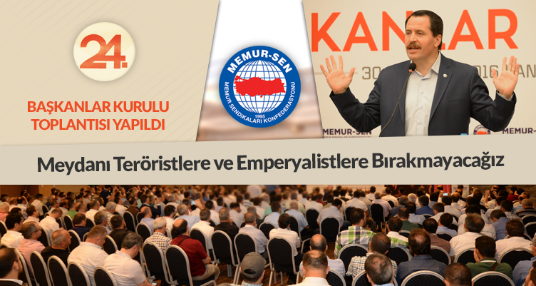 Meydanı Teröristlere ve Emperyalistlere Bırakmayacağız