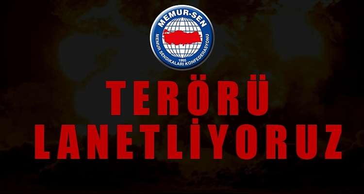 Yalçın: `Terörü ve Teröre Destek Verenleri Kınıyorum`