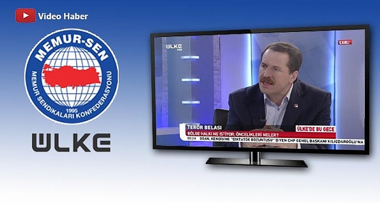Yalçın Ülke TV`de Önemli Açıklamalarda Bulundu