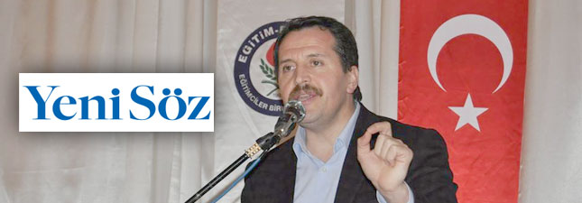 Yeni Söz`e Konuşan Yalçın: Hakça Paylaşımdan Yanayız